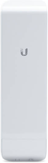 UBIQUITI NSM5 5.0GHz Nano MIMO 150+Mbps RANGE 15+Km , Indoor/Outdoor CPE, 2 x 10/100 Ethernet PoE Ports, Works airMAX , White | NSM5
