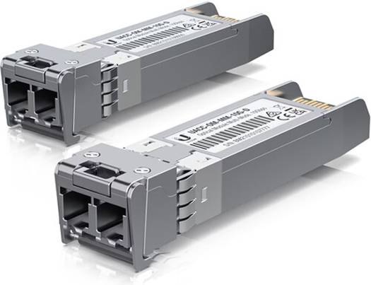 Ubiquiti UACC-OM-MM-10G-D 10G SFP+ Optic Module, 2x LC SFP+, 10 Gb/s, 300m Range, 2-Pack | UACC-OM-MM-10G-D-2
